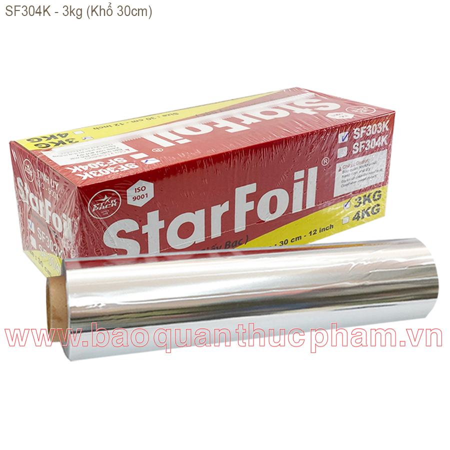 Màng Nhôm Starfoil SF304K (3kg - Khổ 30cm)