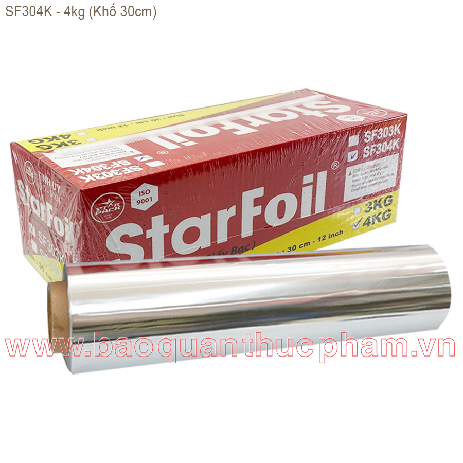 Màng Nhôm Starfoil SF304K (4kg - Khổ 30cm)