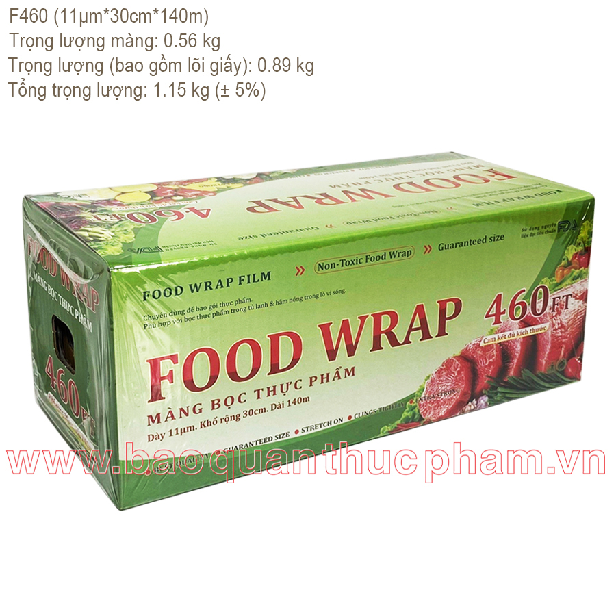 Màng bọc thực phẩm Foodwrap F460 (30cm*140m)