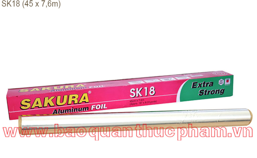 Màng nhôm Sakura SK18 (45cm*7.62m)